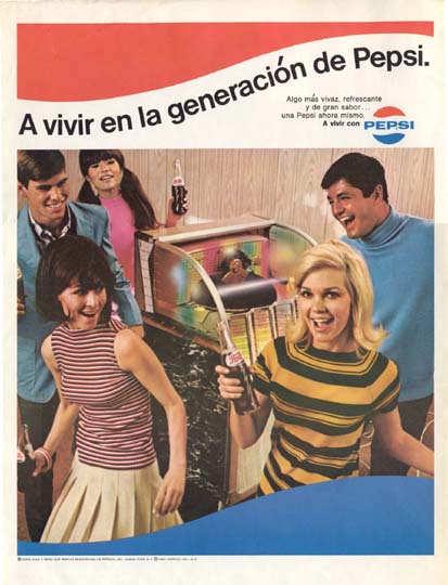 Bebidas pepsi 1967 - Caligrama Comunicación