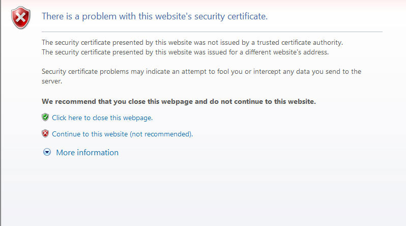 En este momento estás viendo Error de certificado en OWA/Outlook 2007